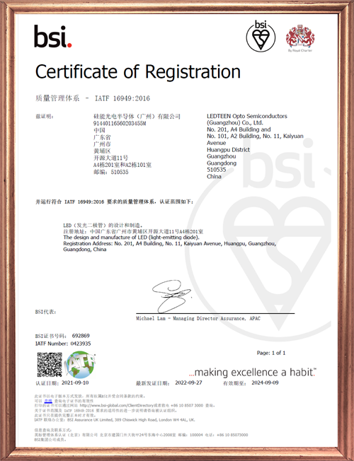 IATF16949证书-2022